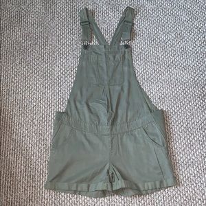 Indigo Blue maternity overall shorts